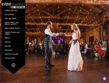 Tablet Screenshot of eventlightingrental.com